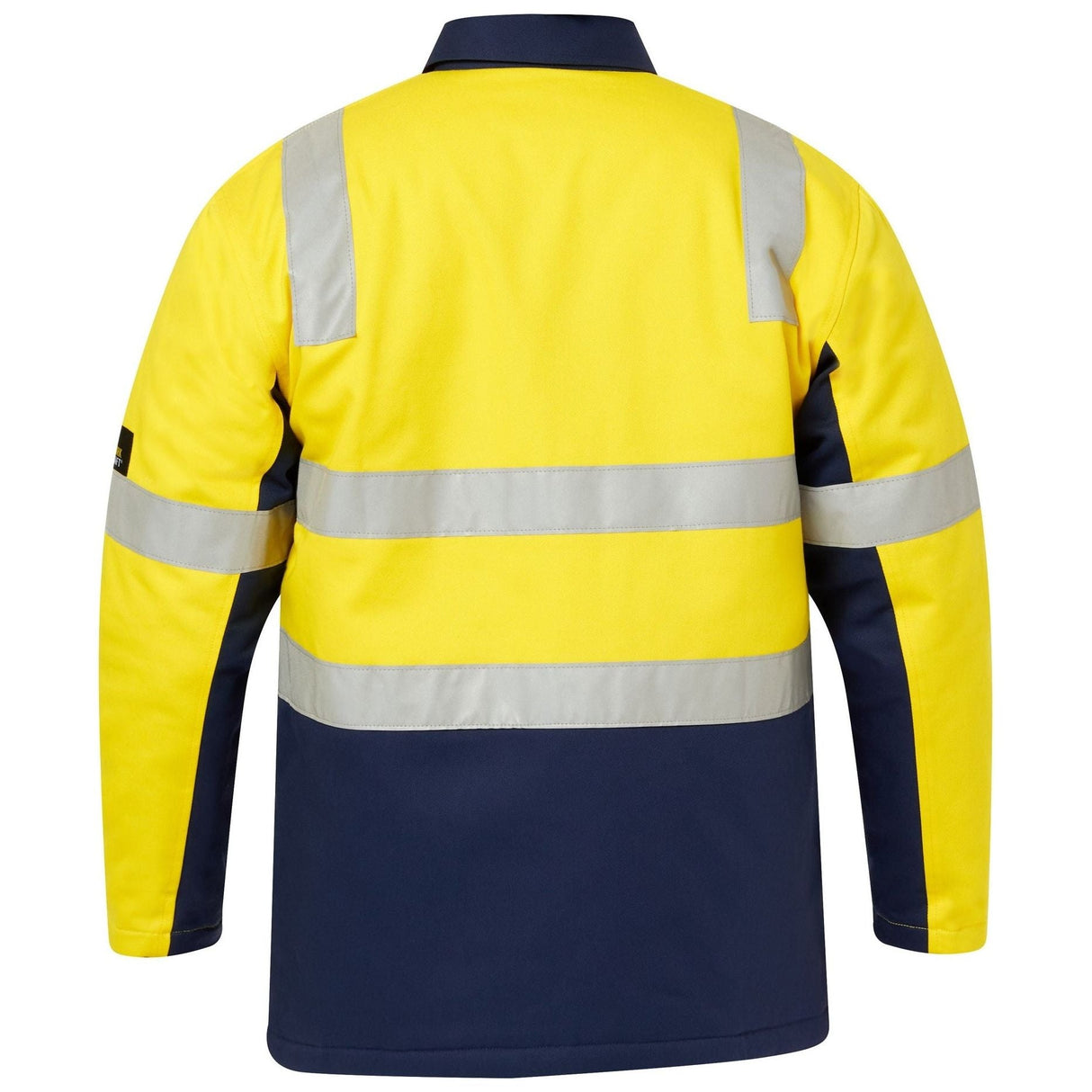 WJ8019 Workcraft Hi Vis Cotton Reflective Jacket