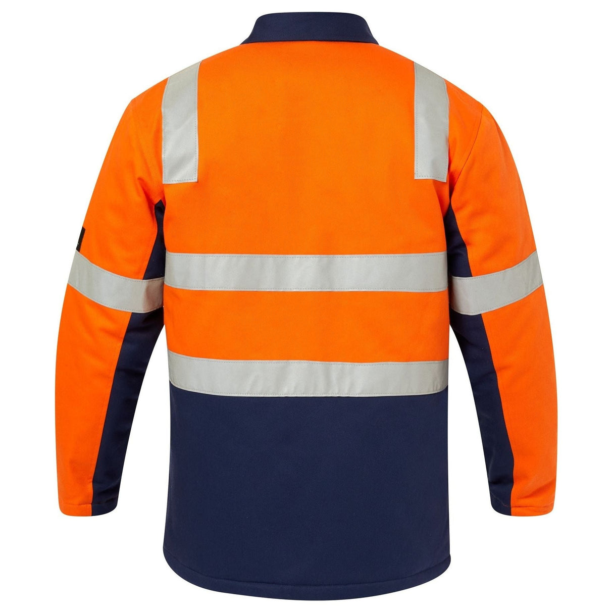 WJ8019 Workcraft Hi Vis Cotton Reflective Jacket