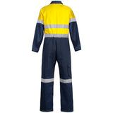 WC6093 Workcraft Hi Vis Two Tone Cotton Dill Coveralls