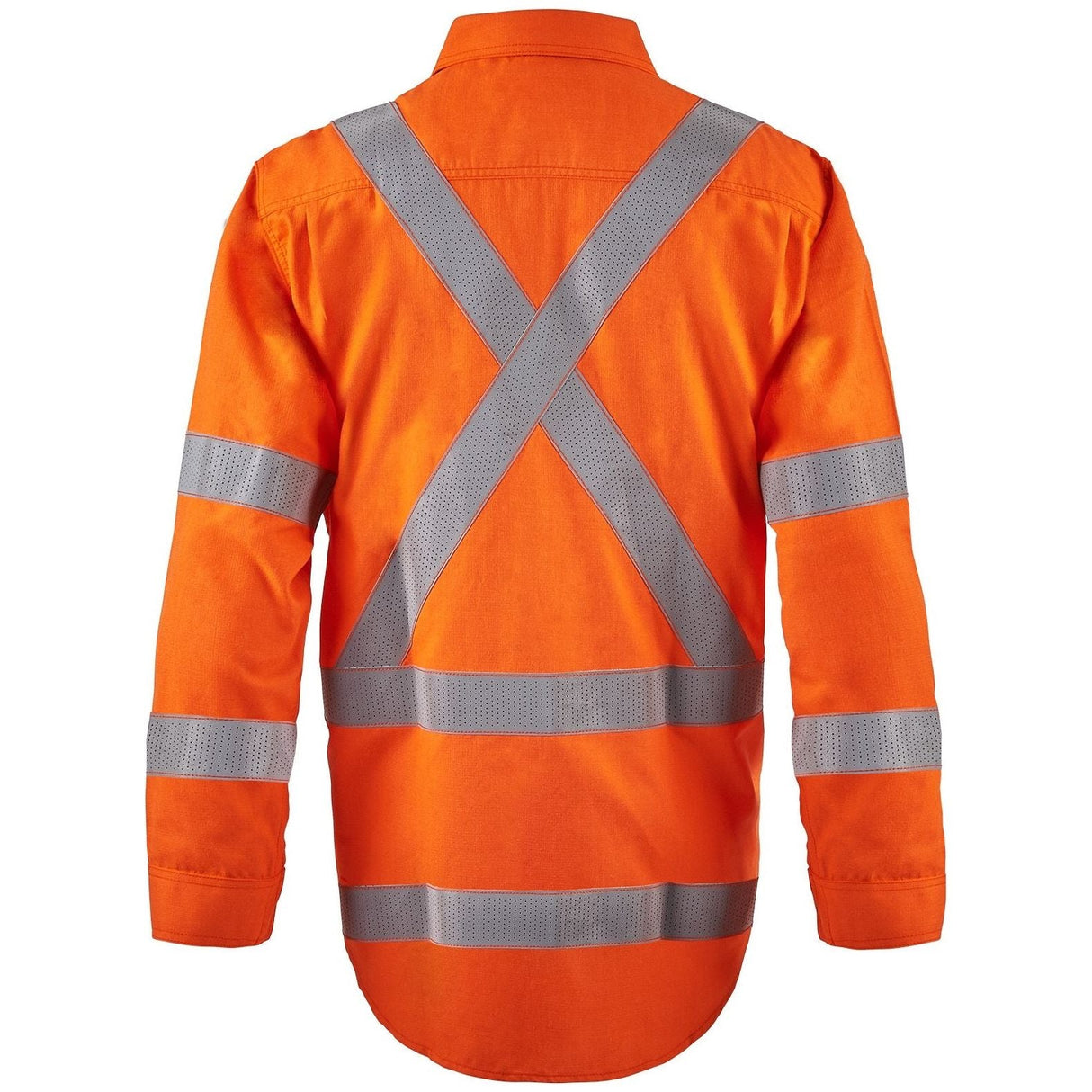 FSV028A Workcraft Torrent HRC2 Mens Hi Vis Front Shirt With 'X' Pattern