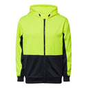 WT8017 Workcraft Hi Vis Full Zip Hoodie