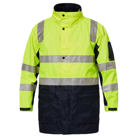 WW9013 Workcraft Hi Vis 4 In 1 Jacket With Reflective Tape