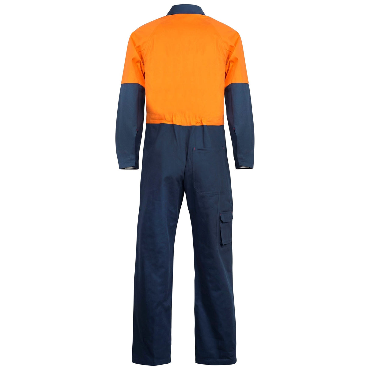 WC3051 Workcraft Hi Vis Two Tone Cotton Drill Coveralls