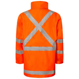 WW9016 Workcraft NSW Rail His Vis Reflective 4-in-1 Jacket With X Pattern