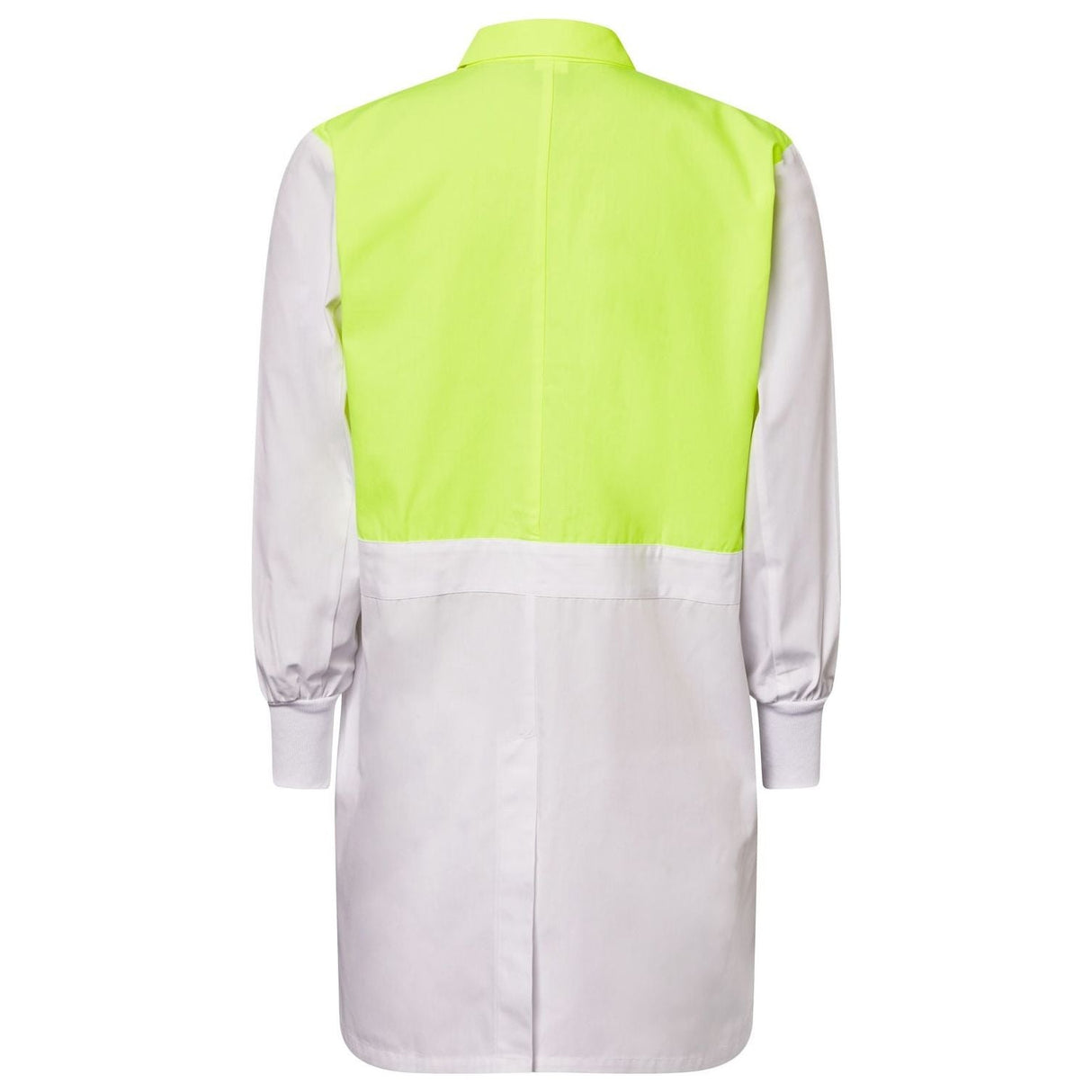 WJ1123 Workcraft Hi Vis Long Sleeve Food Industry Dustcoat With Internal Pockets