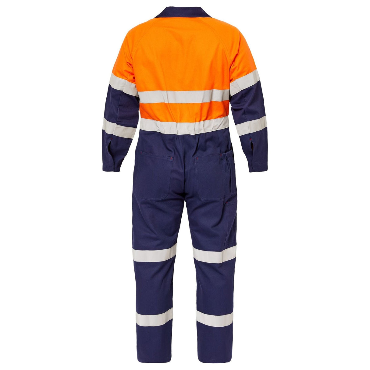 WC3063 Workcraft Hi Vis  Cotton Drill Coveralls