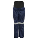WPL080 Maternity Cargo Reflective Cotton Work Pant