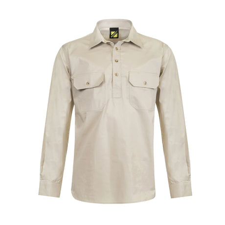 WS3029 Lightweight Closed Front Cotton Drill Shirt