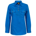 WSL505 Ladies Lightweight Half Placket Shirt - Long Sleeve