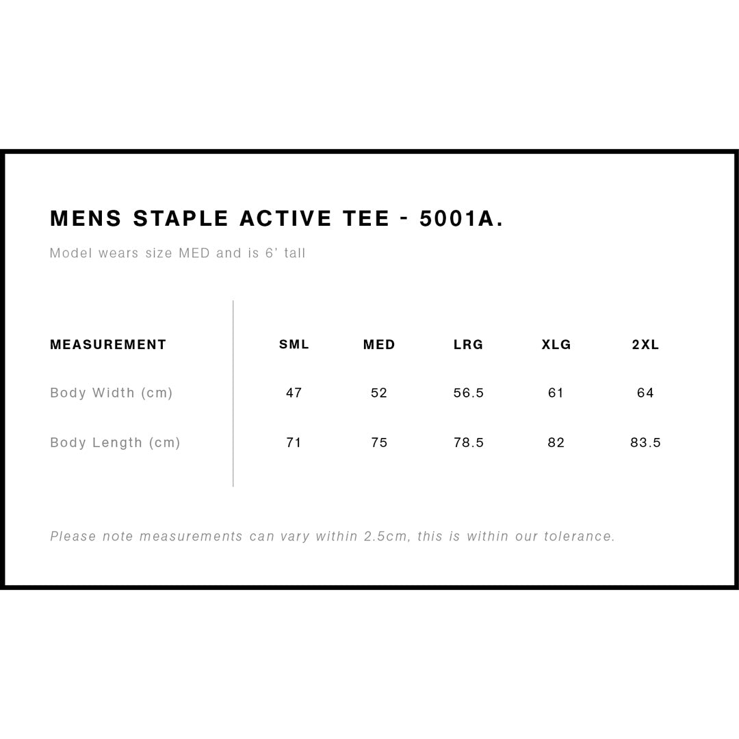 5001A AS Colour Staple Active Tee