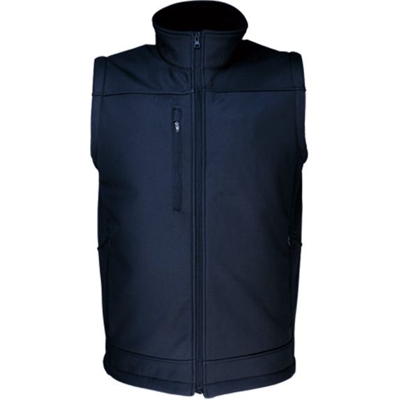 CJ1303 Bocini Mens Ripstop Soft Shell Vest