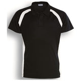 CP0919 Bocini Team Essentials-Mens Short Sleeve Contrast Panel Polo