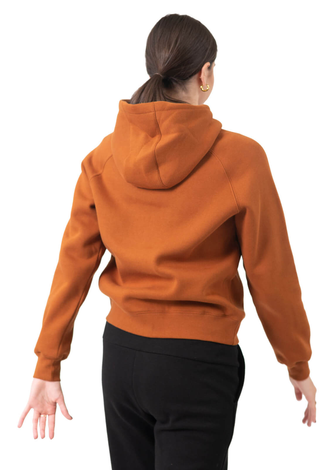 F369UN Ladies/Junior Cotton Care Kangaroo Pocket Hoodie