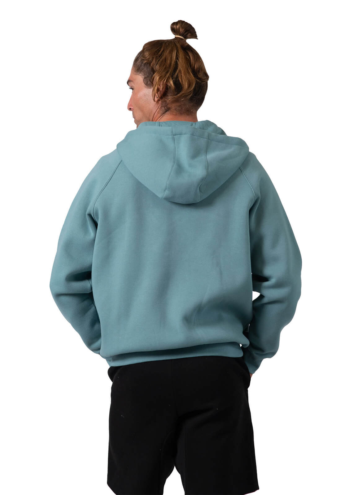 F370ZZ Men's Cotton Care Kangaroo Pocket Zipper Hoodie