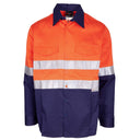 S007LP Ramo 100% Combed Cotton Drill Taped Long Sleeve Shirt