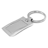 Wave Metal Key Ring - Engraved