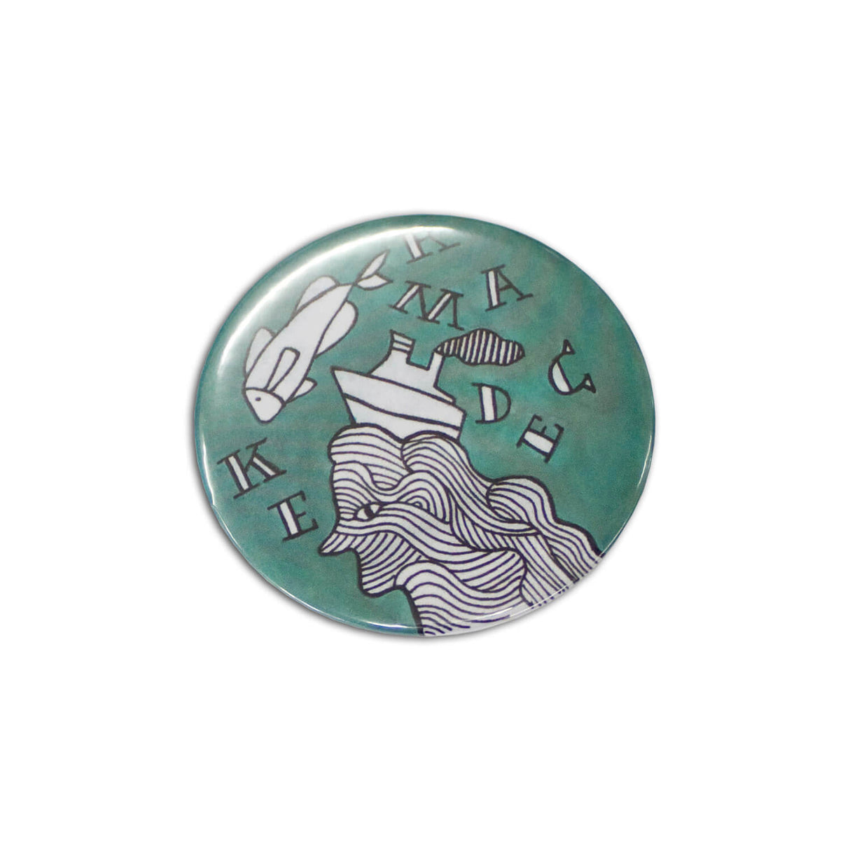 Button Badge Round 58mm - Printed