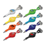 Retractable Earbuds - Full Colour Printed