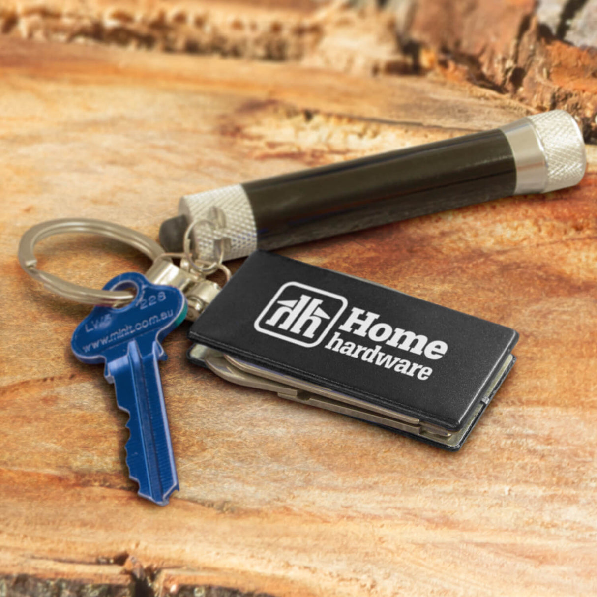 Multi-function Metal Key Ring - Engraved