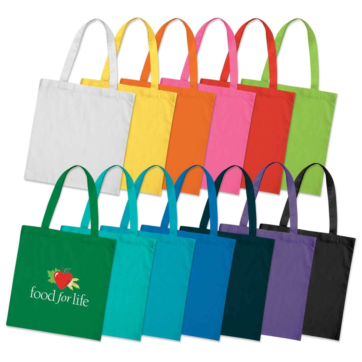 Cotton Tote Bag Colours - Printed