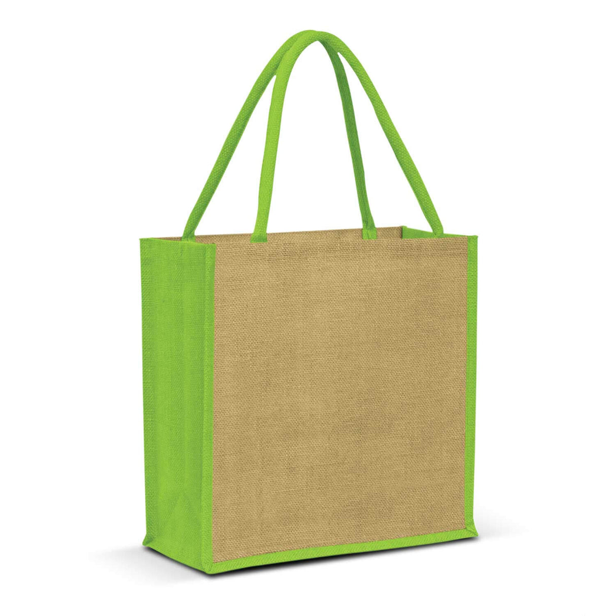 Laminated Jute Tote Bag - Printed