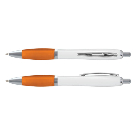 Mistro Pen With White Barrel- Printed