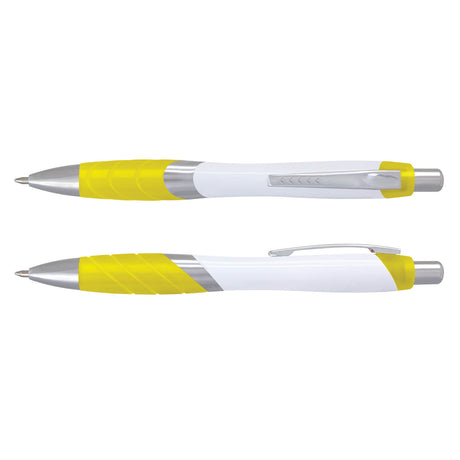 Nex Pen With White Barrel - Printed