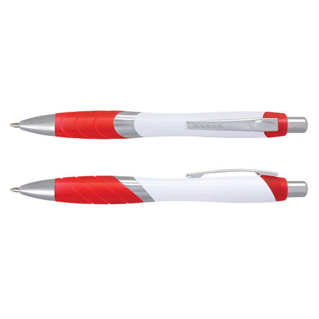 Nex Pen With White Barrel - Printed