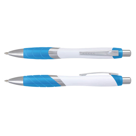 Nex Pen With White Barrel - Printed