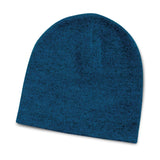 Heather Knit Beanie - Embroidered