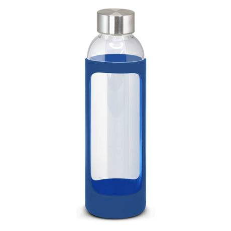 Glass Custom Bottle w/ Silicone Sleeve 600ml - Printed