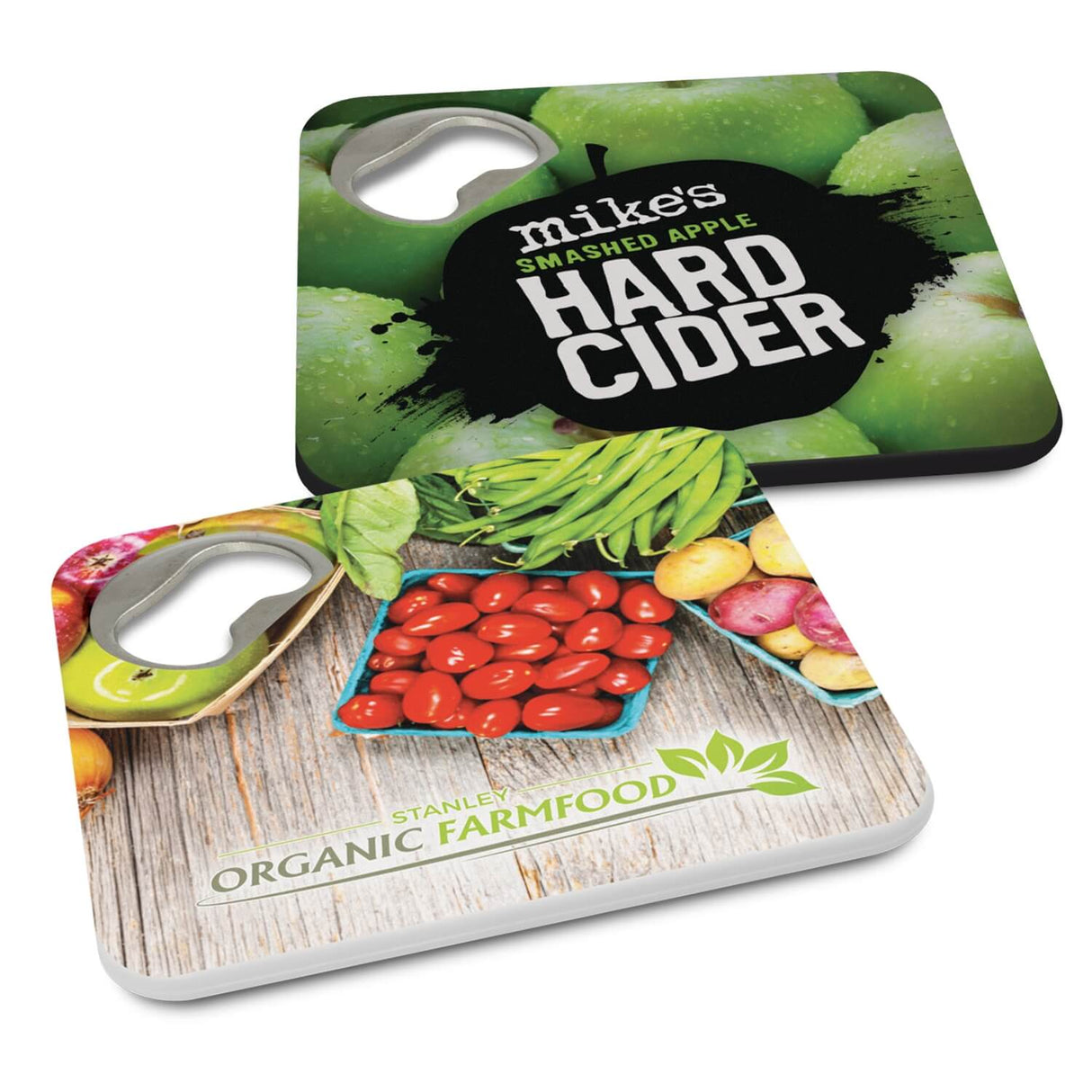 Coaster Bottle Opener - Full Colour Printed