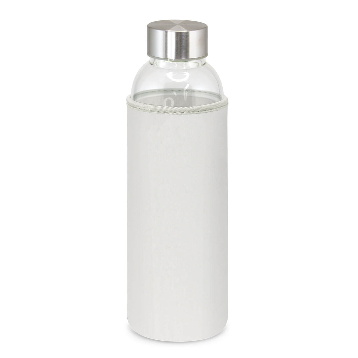 Glass Bottle With Neoprene Sleeve 600ml - Printed