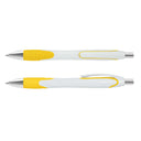 Retractable Contour Plastic Ball Pen - Printed