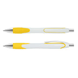 Retractable Contour Plastic Ball Pen - Printed