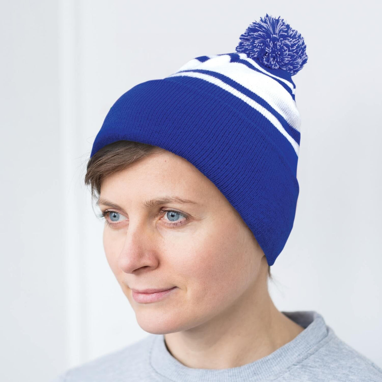 Commodore Beanie with Pom Pom - Embroidered