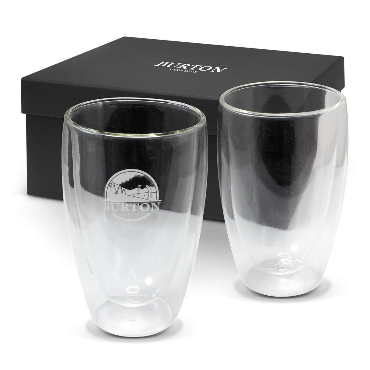 Tivoli Double Wall Glass Set 410ml - Branded