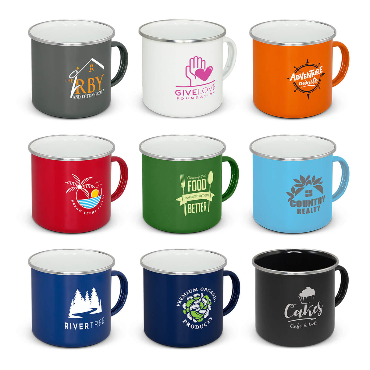 Enamel Mug 500ml - Printed