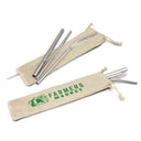 Eco Stainless Steel Straw Set - Printed