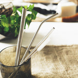 Eco Stainless Steel Straw Set - Printed