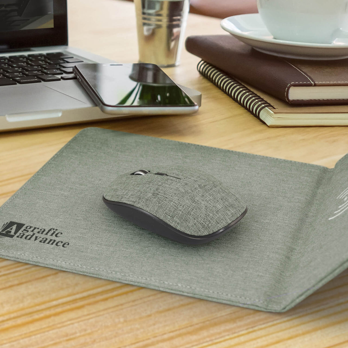 Arena Wireless Charging Mouse Mat - Printed