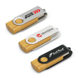 4GB Bamboo Flash Drive - Branded