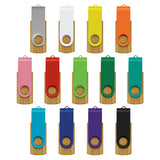 4GB Bamboo Flash Drive - Branded