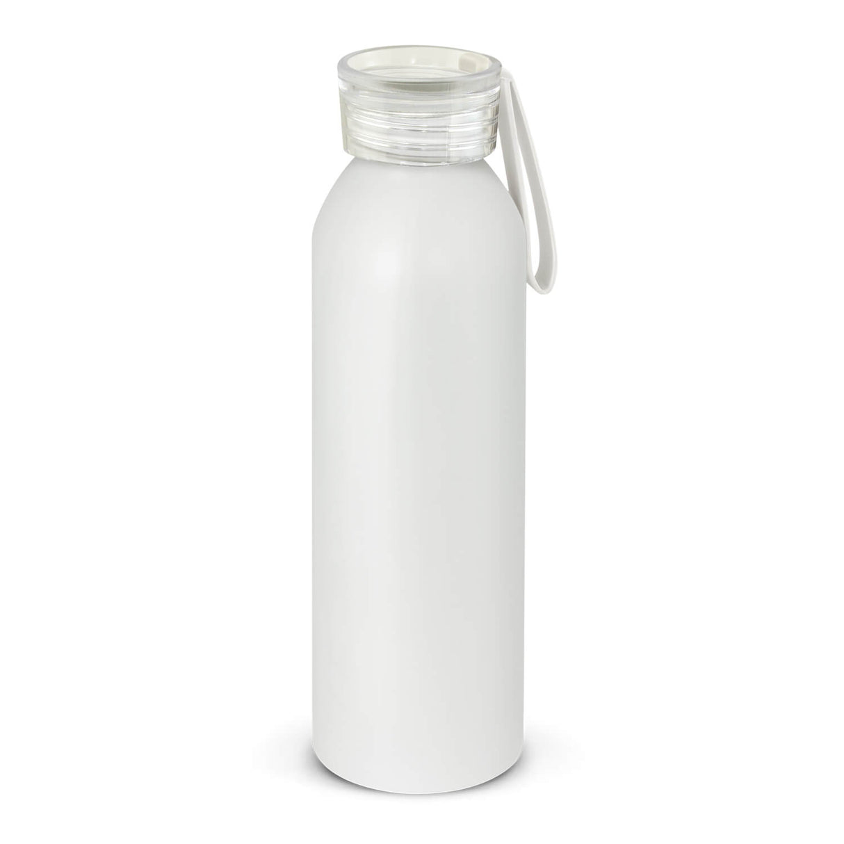 Aluminium Custom Water Bottle w/ Carry Handle 600ml - Printed