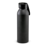Aluminium Custom Water Bottle w/ Carry Handle 600ml - Printed