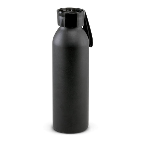 Aluminium Custom Water Bottle w/ Carry Handle 600ml - Printed