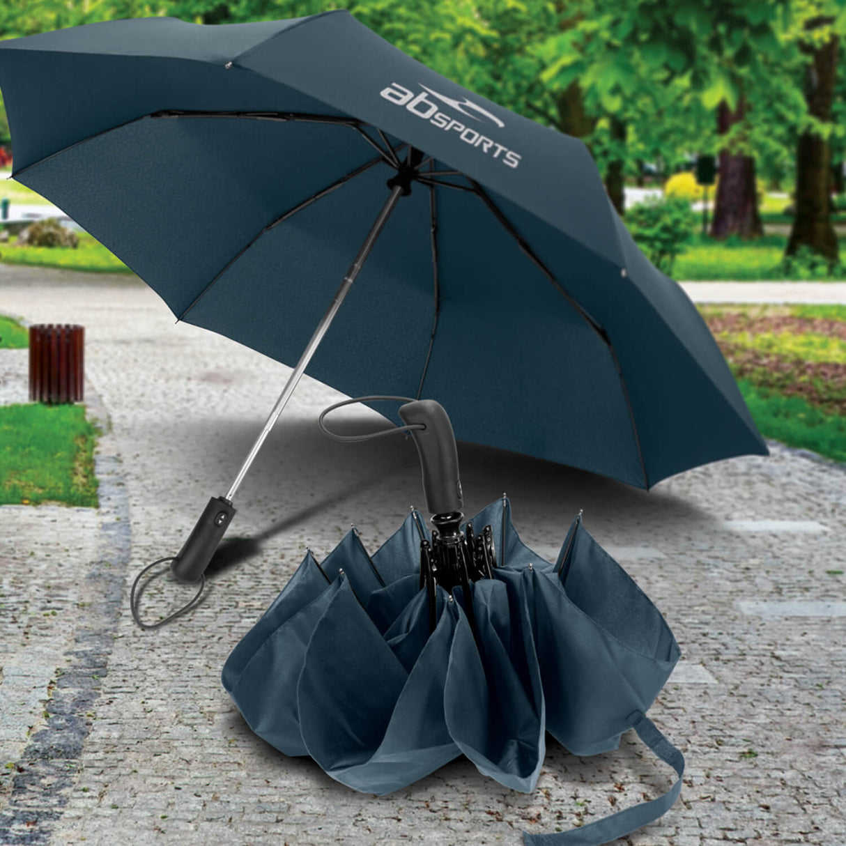 Vogue Compact Umbrella - Printed