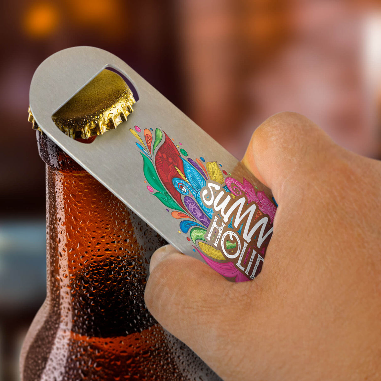 Porter Bottle Opener - Full Colour Printed