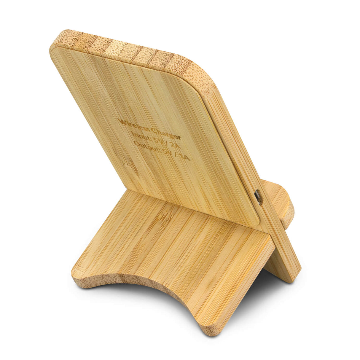 Bamboo Wireless Charging Stand - Printed