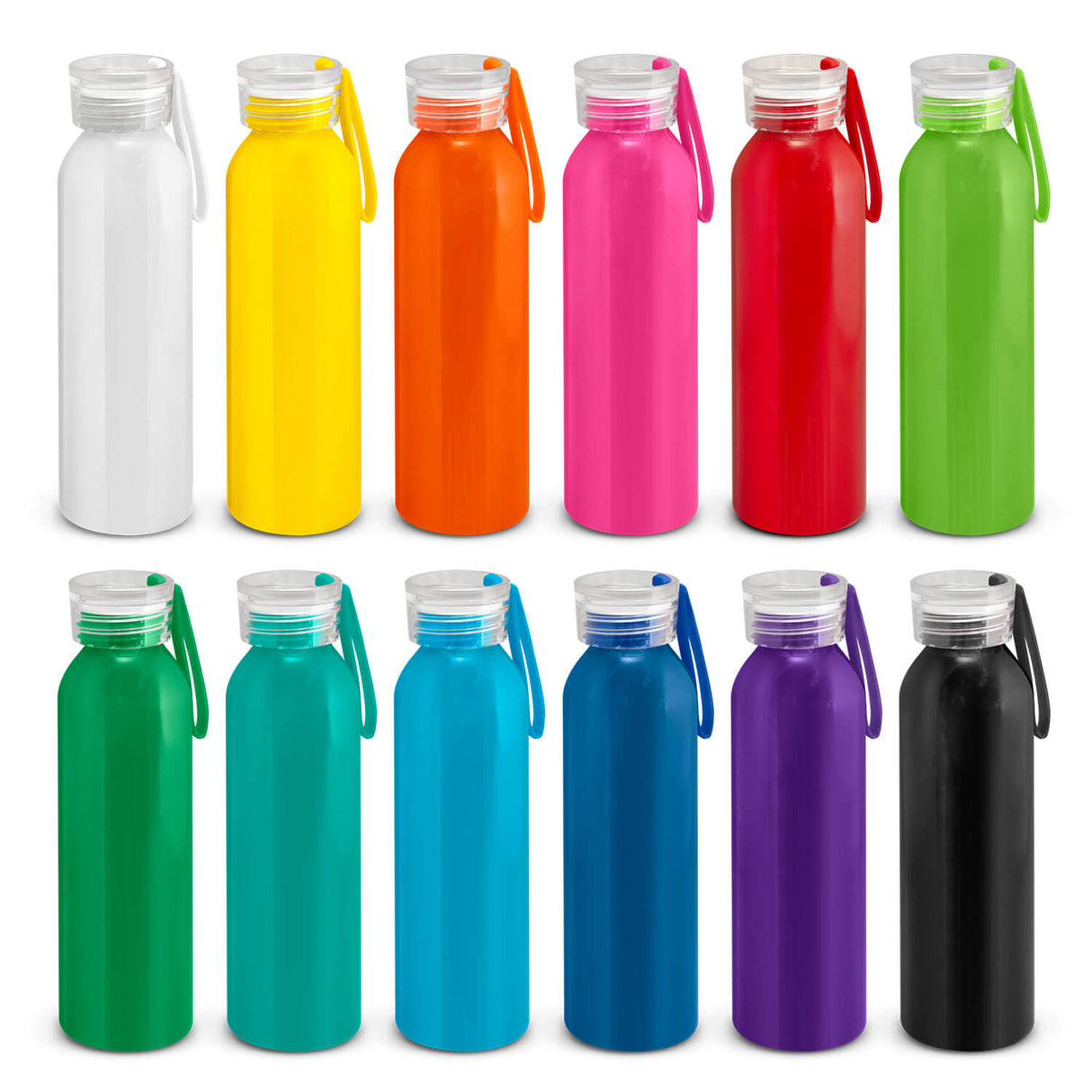 Lightweight Aluminium Custom Water Bottle 600ml - Printed